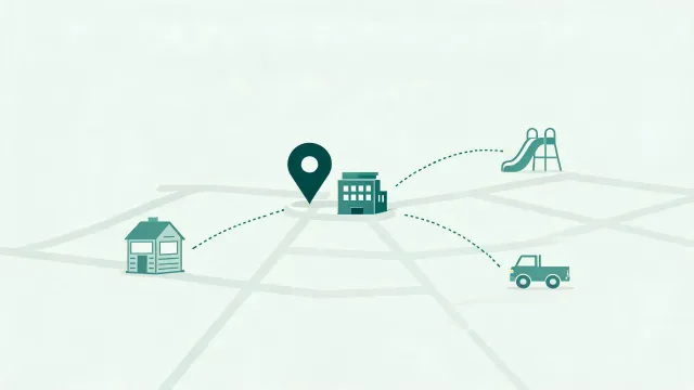 Simple Step2 location map placeholder